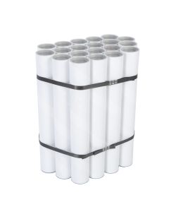 Tubo in cartone bianco