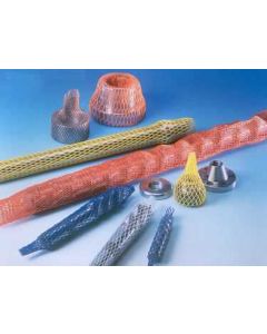 Rete in plastica tubolare