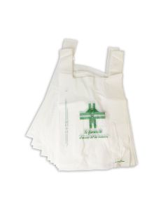 Shoppers in bioplastica