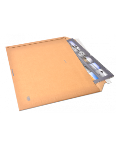 Pochette per spedizioni in cartoncino microonda avana