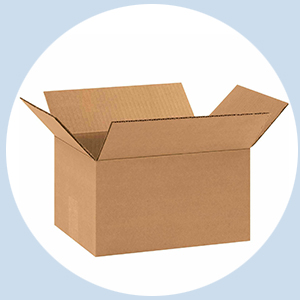 scatole cartone avana due onde